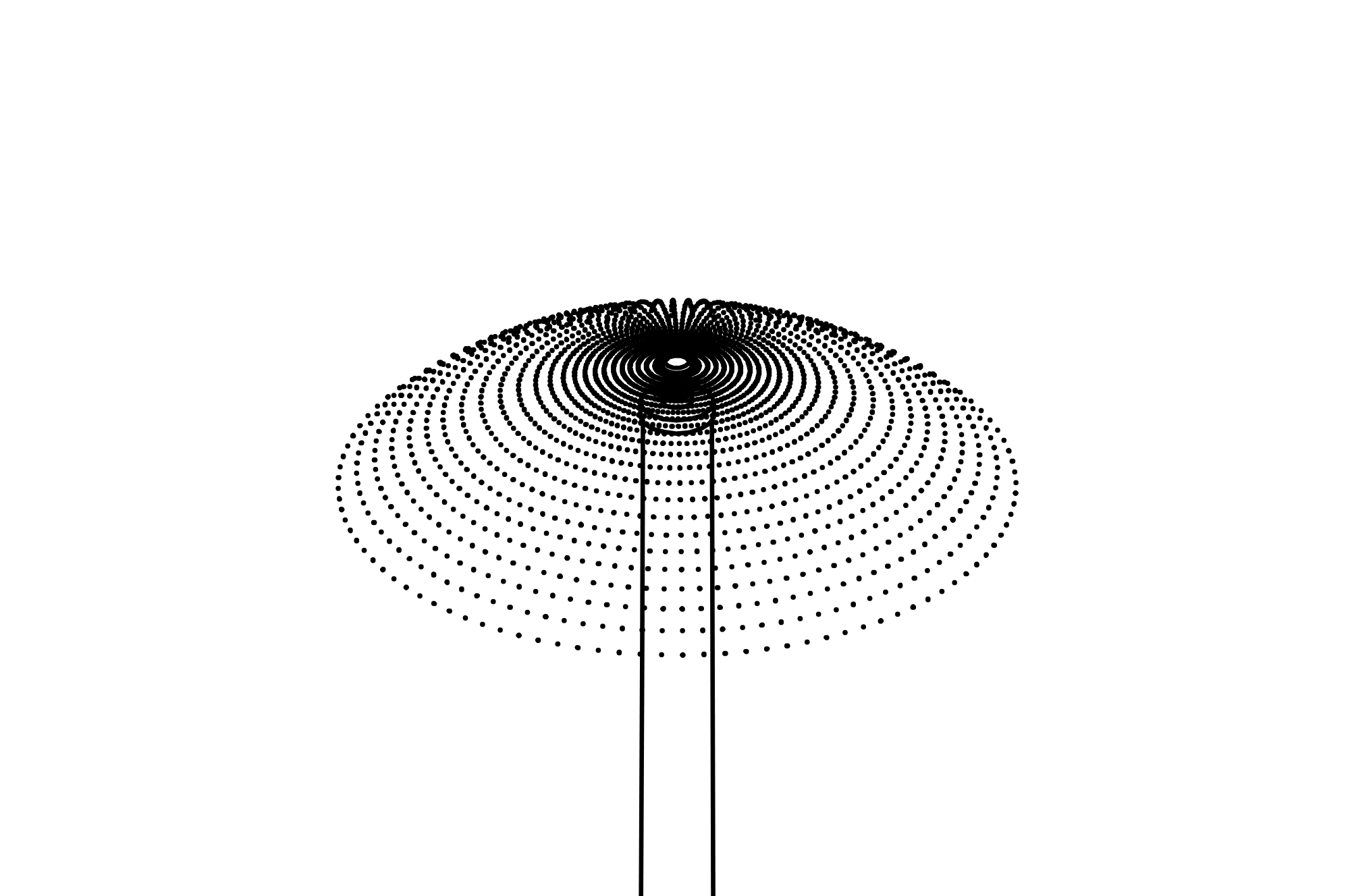 Umbrella Jet, mast made of stainless steel 