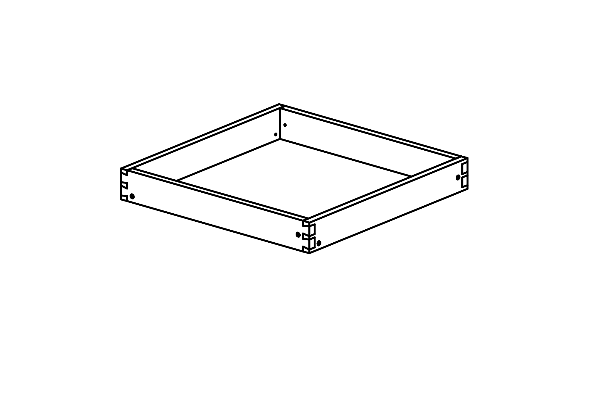 Substructure for AQuadrat®without feet