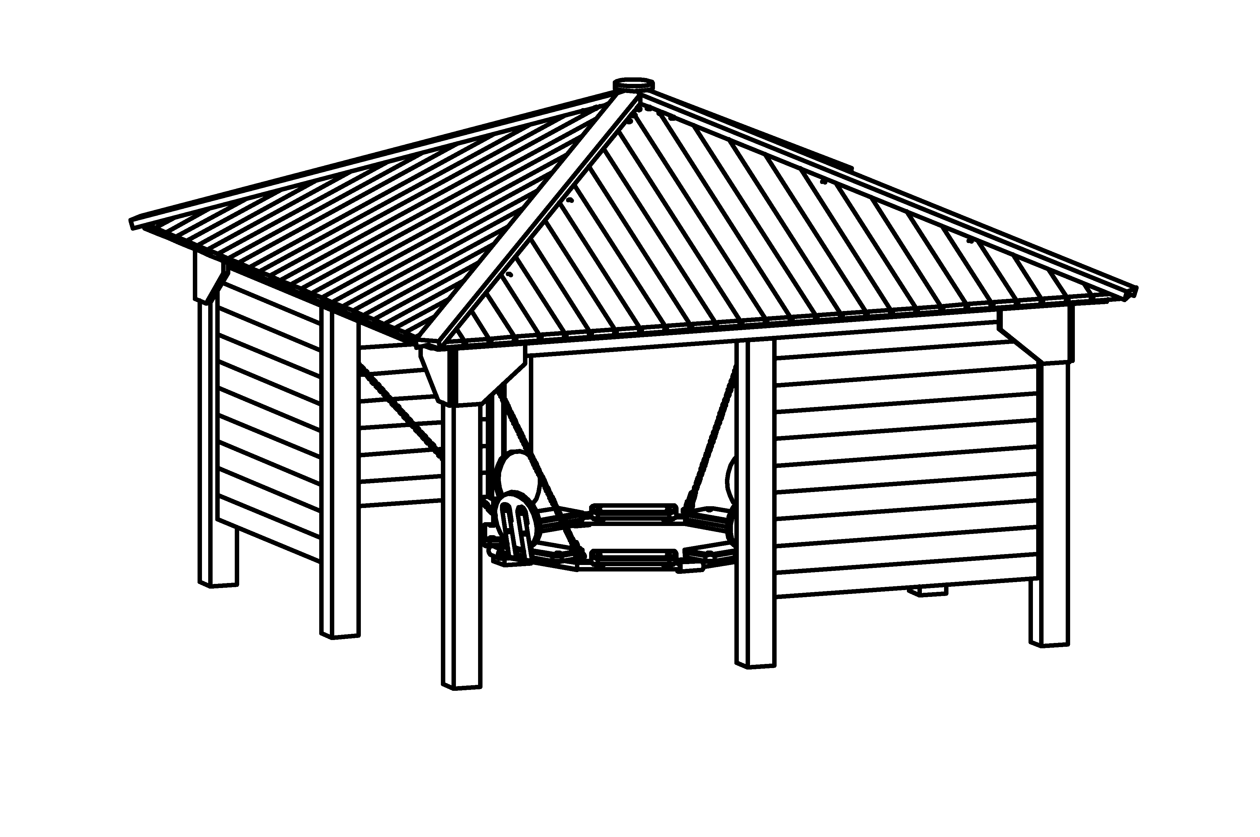 Meeting House with Seating Circle