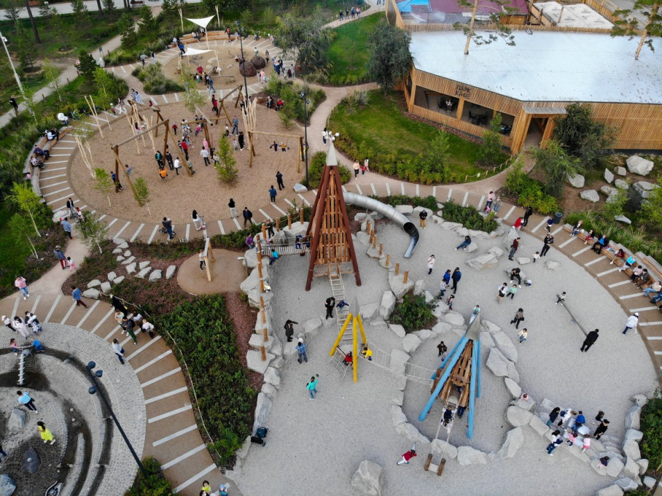 Nature Playground Slides