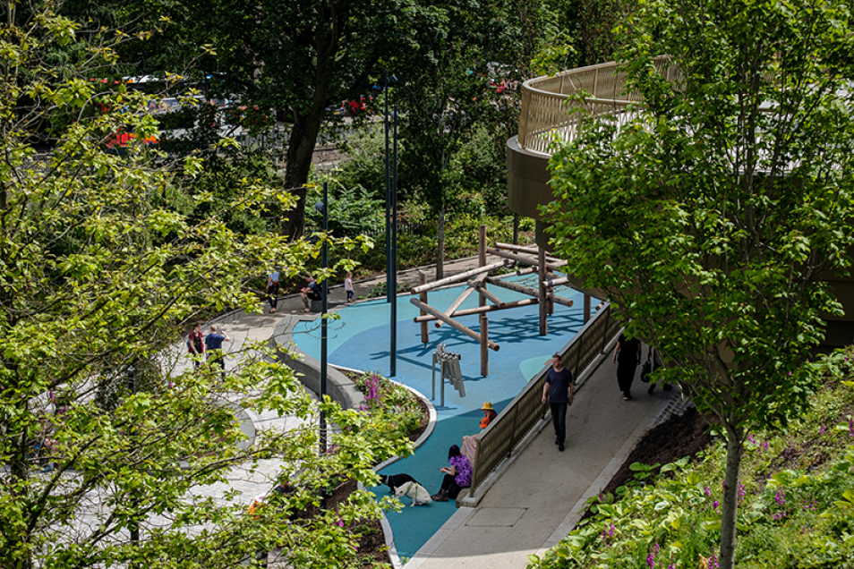 Union Terrace Gardens Slides