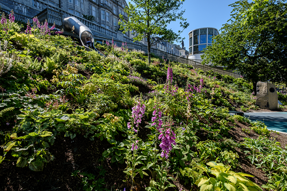 Union Terrace Gardens Slides