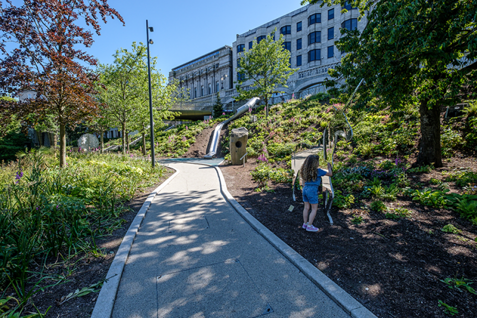 Union Terrace Gardens Slides